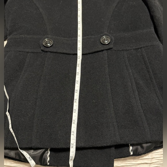 Like new St. John’s bay black peacoat size XS. - Picture 7 of 9